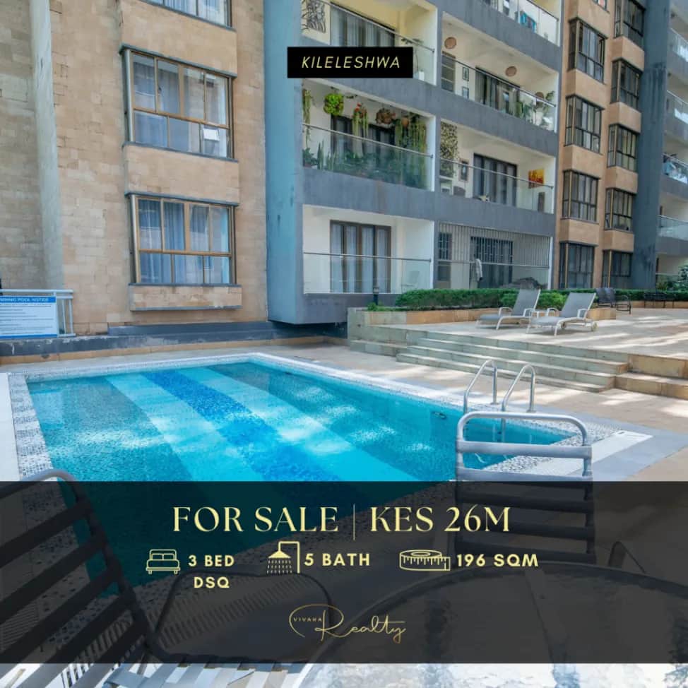 4 BEDROOM APARTMENT FOR SALE IN KILELESHWA, NAIROBI FROM KES 24.5 MILLION 4 BEDROOM APARTMENT FOR SALE IN KILELESHWA, NAIROBI FROM KES 24.5 MILLION